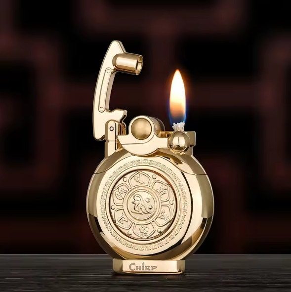 Mechanical Flip Top Kerosene Windproof Lighter - Image 8