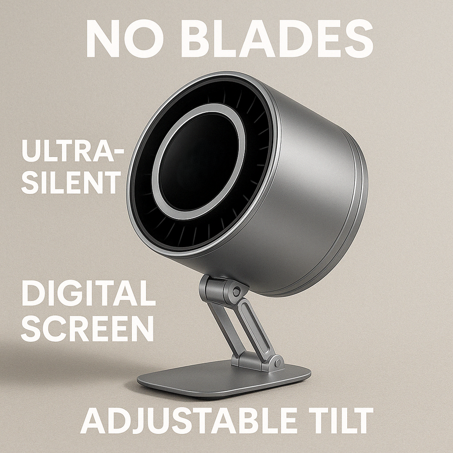 Ultra-Quiet Digital Display Bladeless Fan - Image 3