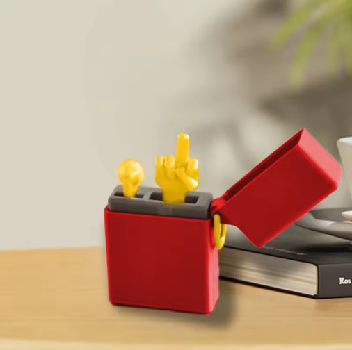 Funny Prank Middle Finger Lighter - Image 1