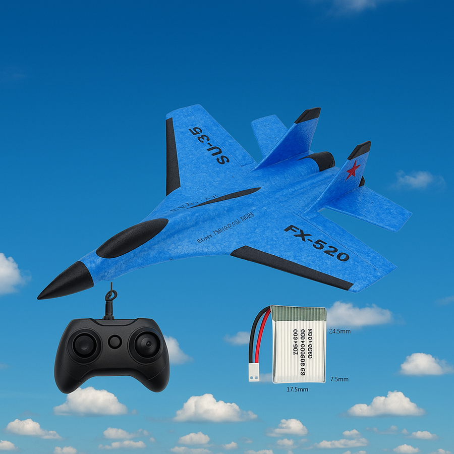 Remote Control Foam Fighter Airplane Toy - Image 9