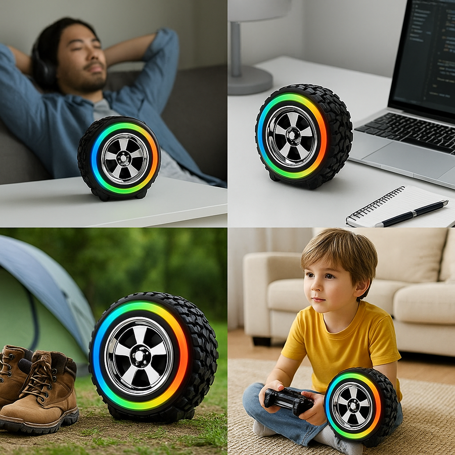 All Wheel Creative Wireless Speaker - Image 4