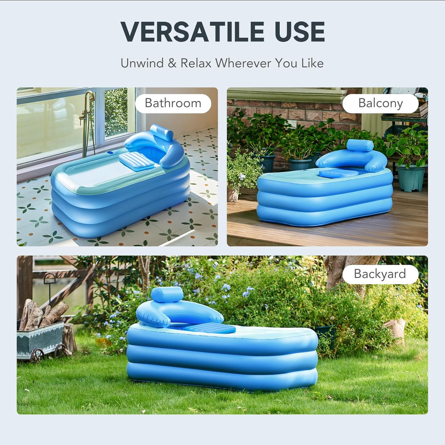 Portable Inflatable Spa Relaxing Full Bathtub - Image 1