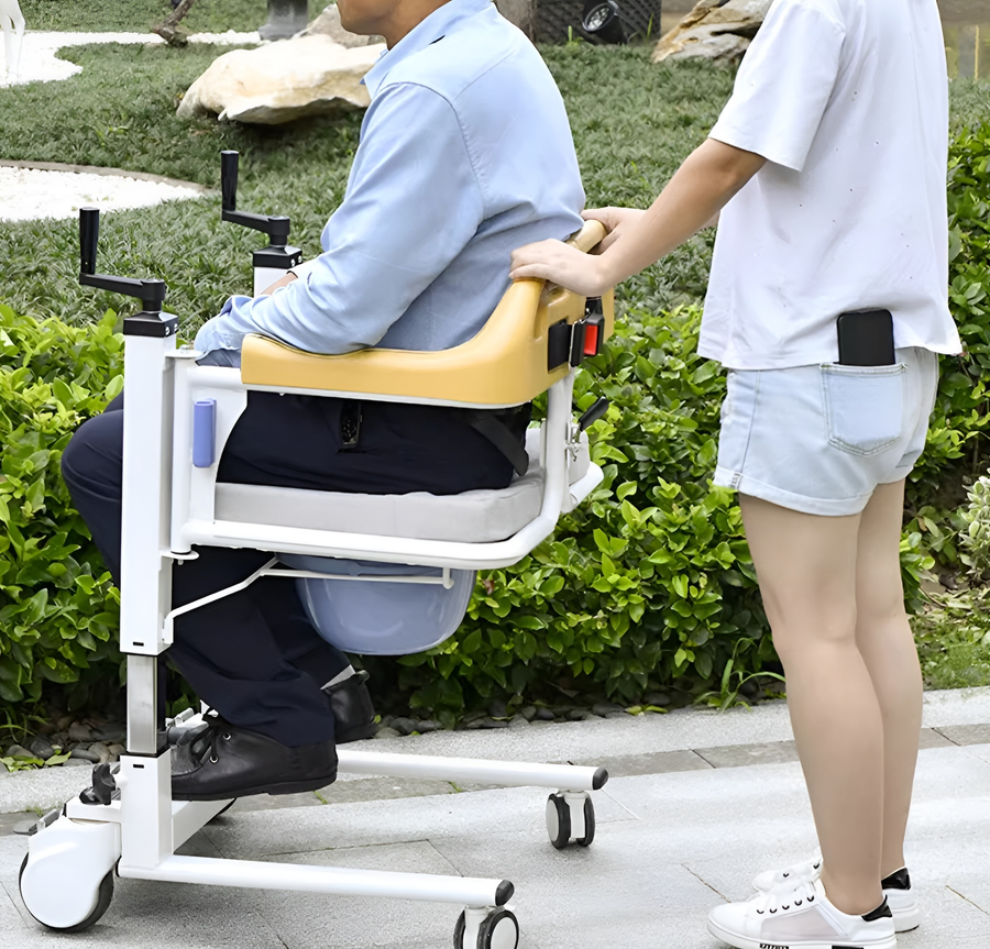 Elderly Patient Transfer Lift Handicapped Wheelchair - Image 3