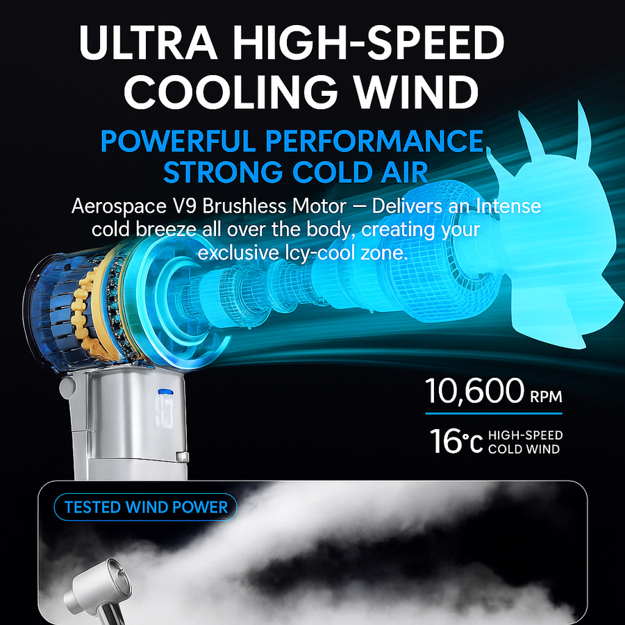 Cool Wind Smart Power Bank Fan - Image 1