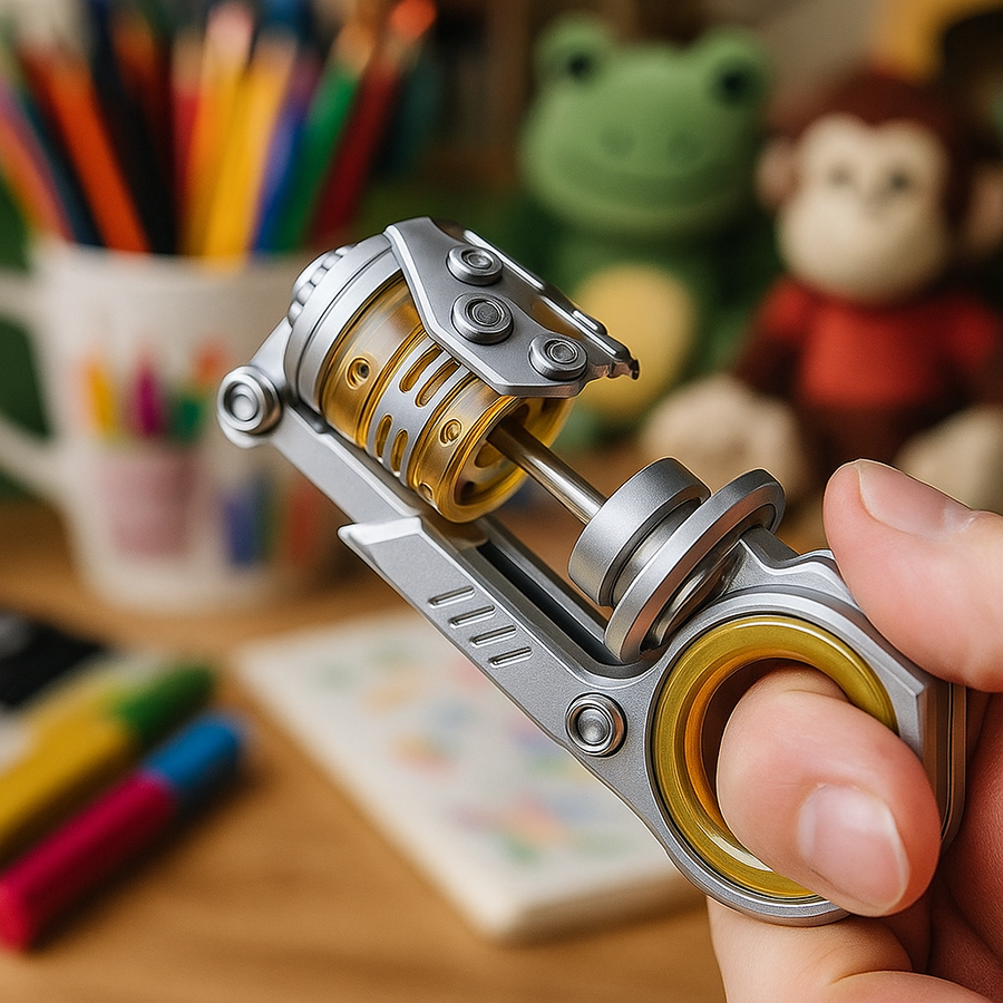 Not Bored Fishing Rod Style Metal Fidget - Image 0