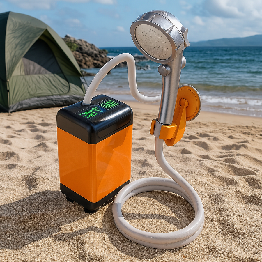 Go Travel Portable Rechargeable USB Outdoor Shower Pump - Image 0