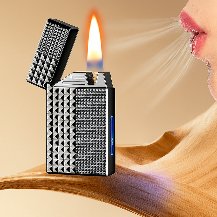 Smart Voice Command Hybrid Flame Metal Lighter - Image 1