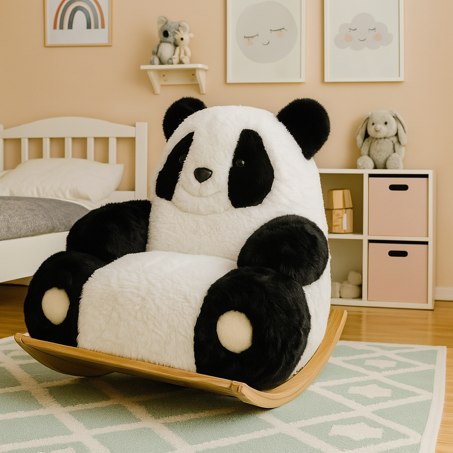 Panda Plush Rocking Chair - Image 1