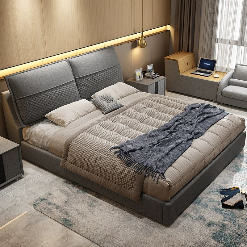 Smart Living Adjustable Built-in Desk Station Sofa Bed - Image 4