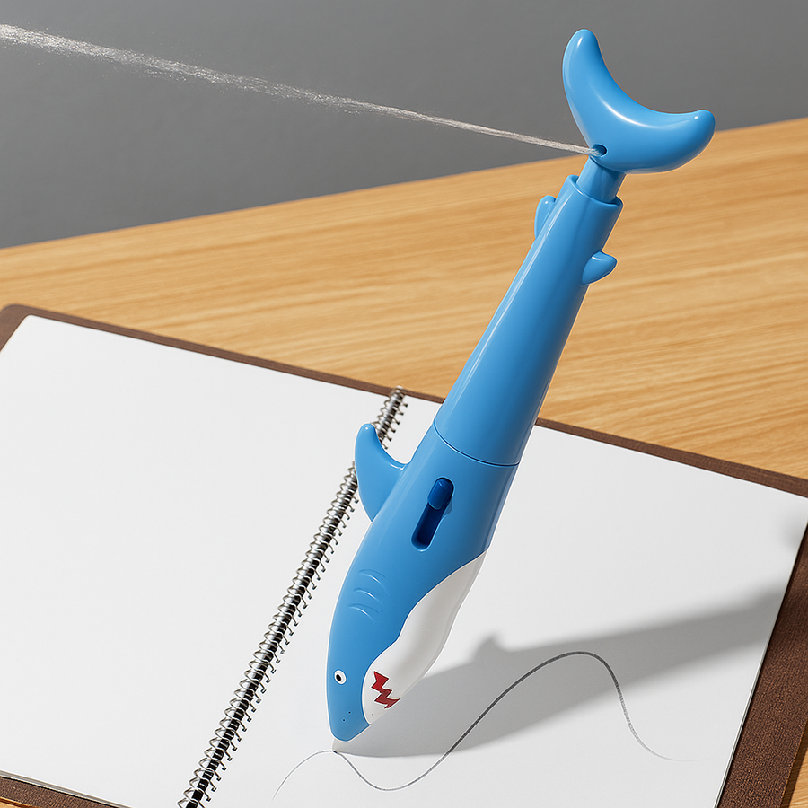 Shark Shape Water Spray Prank Pen - Image 0