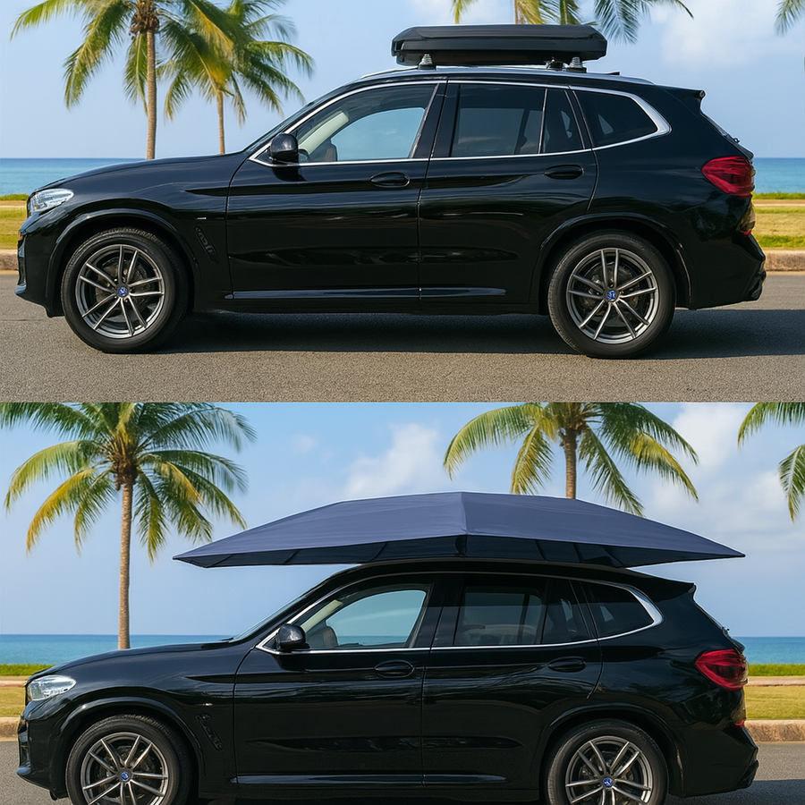 All-Weather Remote-Controlled Automatic Car UV Protection Umbrella - Image 4