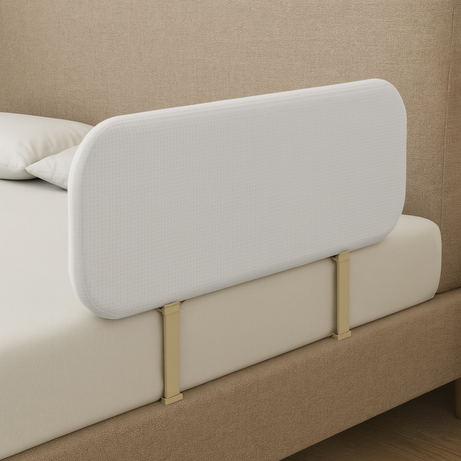 Cute Bear Anti-Fall Foldable Safety Bed Fence - Image 3