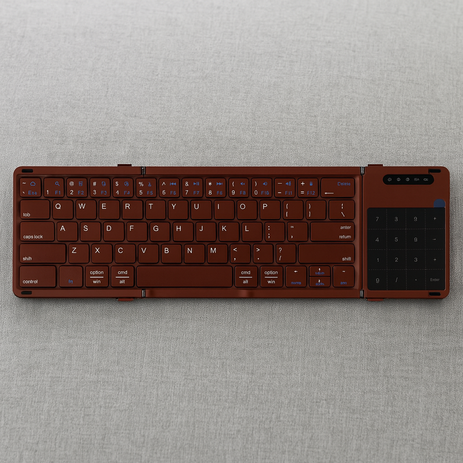 Wireless Portable Slim Smart Tri-Fold Bluetooth Keyboard - Image 0