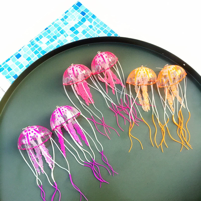 Dancing Jellyfish Long Tassel Earrings - Image 7