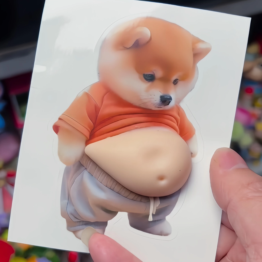 Chubby Shiba Silicone Sticker Protector - Image 3