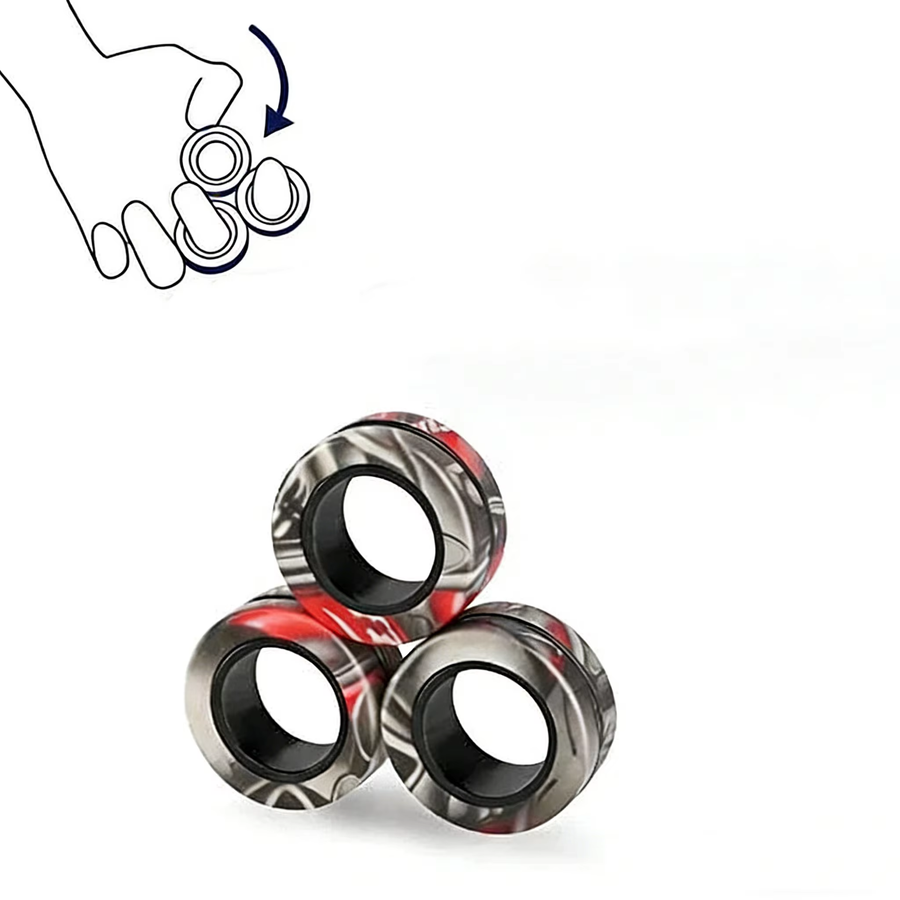 Spin Loop Magnetic Fidget Spinner Ring - Image 5