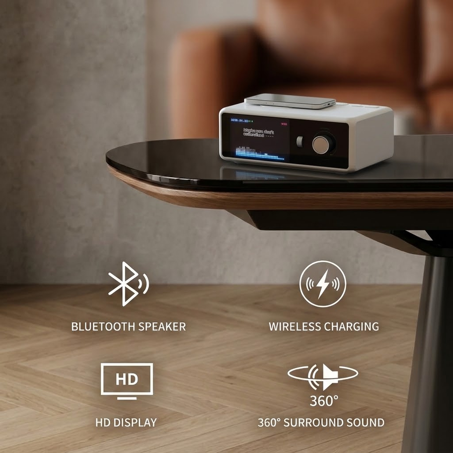 Lyric Dock Bluetooth Speaker Alarm Clock Charger