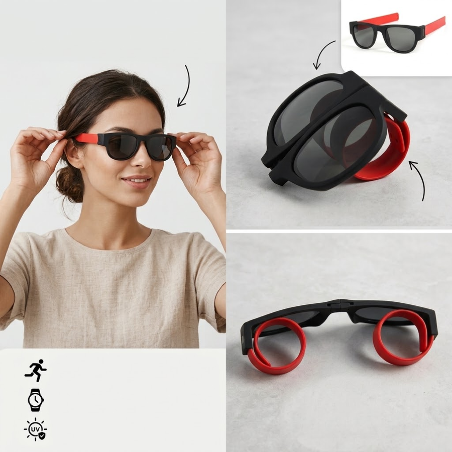 Faltbare Armband-Sonnenbrille