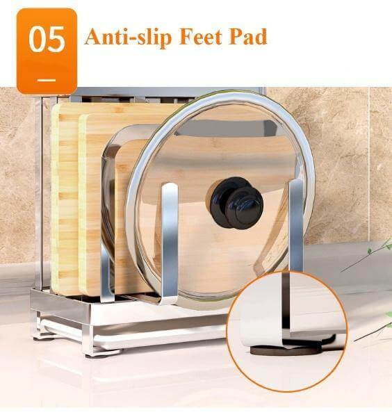 Stainless Steel Kitchen Utensils Organizer Drying Rack - Image 5