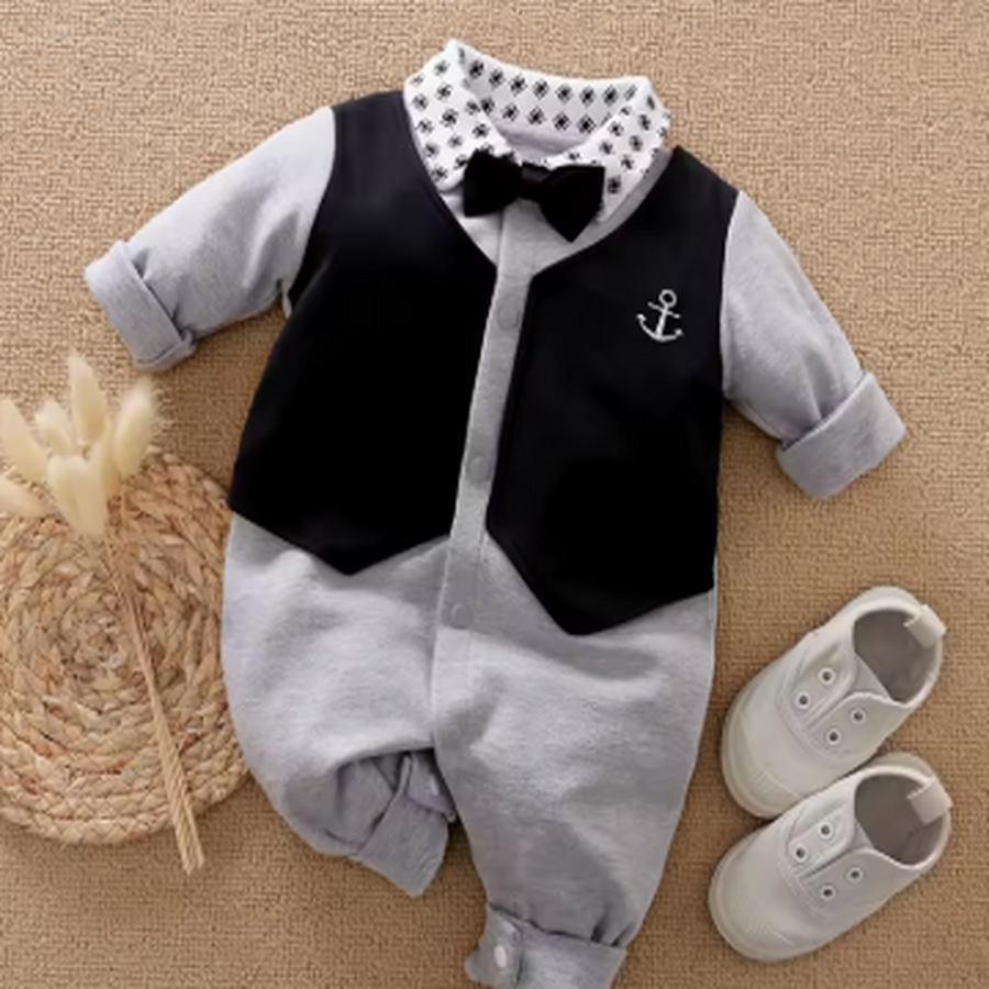 Newborn Baby Gentleman Jumpsuit
