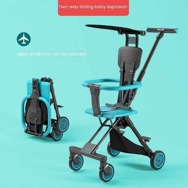 Super Lightweight Foldable Baby Stroller - Image 10