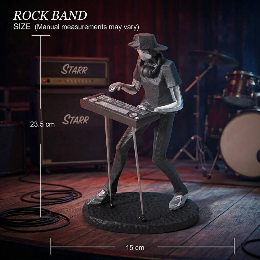 Abstract Rock'n Roll Resin Home Decor - Image 1