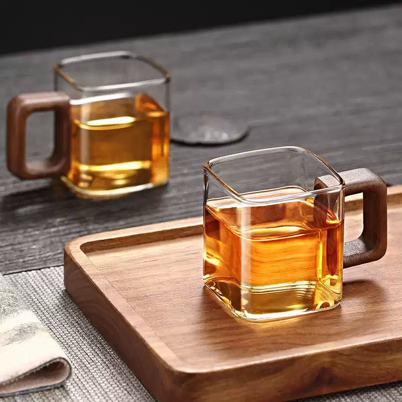 Fresh Brew Minimalist Glass Mug - Image 1