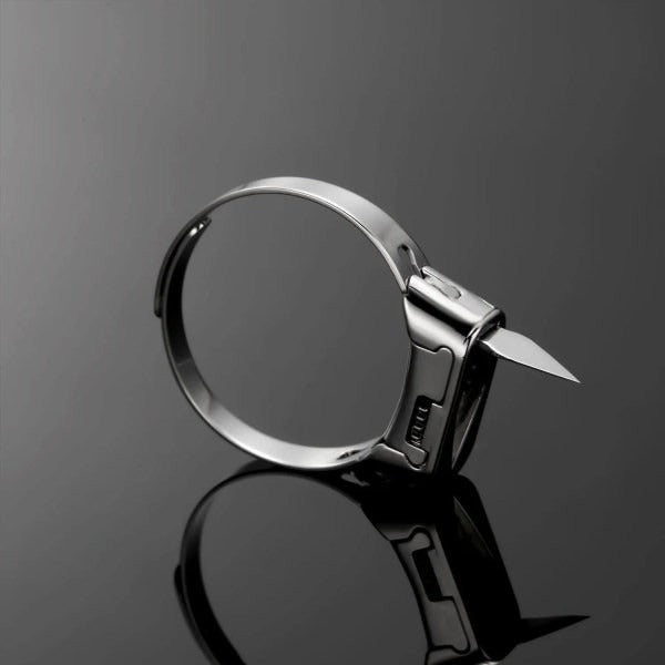 Stainless Steel Survival Self Defense Ring - Image 2