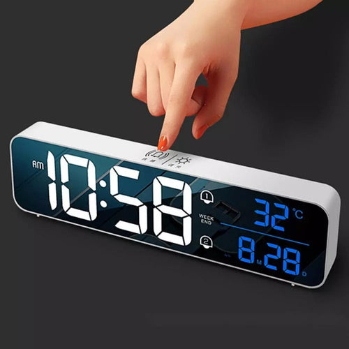 Smart Digital LED Music Alarm Temperature Clock - Image 0