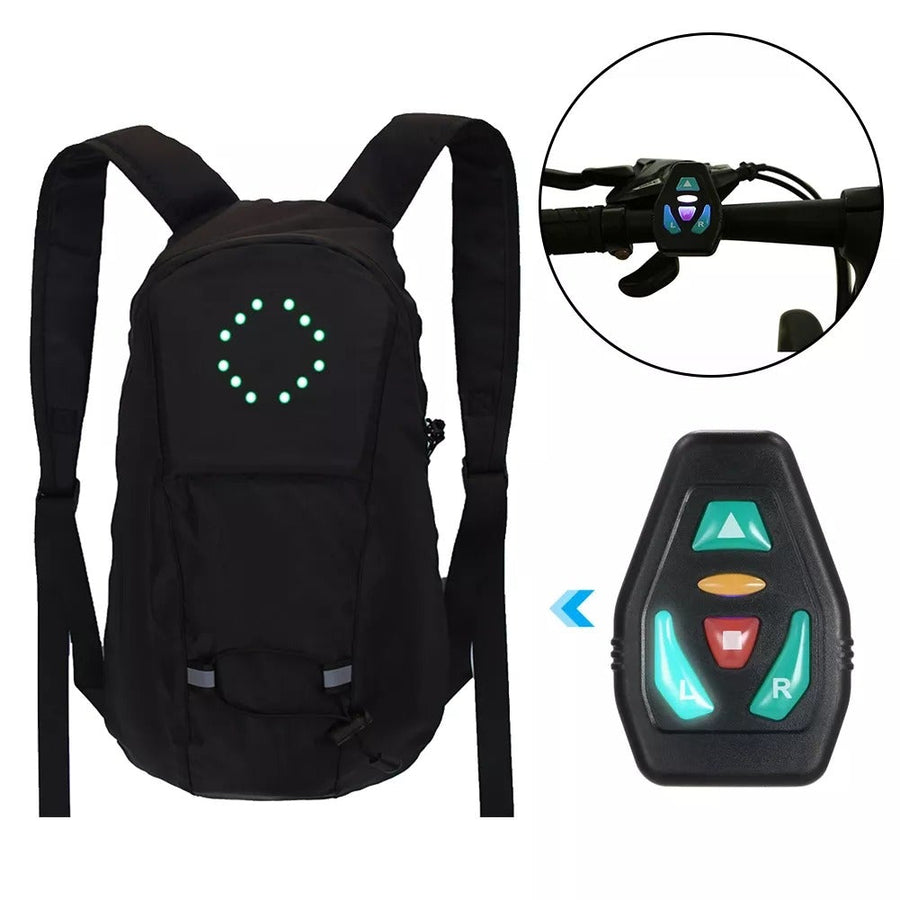 Biker Friendly Wireless Turn Signal Backpack - Image 1