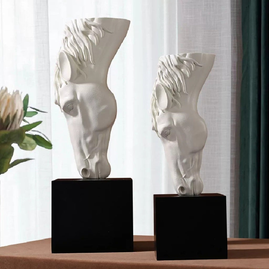 Creative Horse Head Statue Side Table - Image 5
