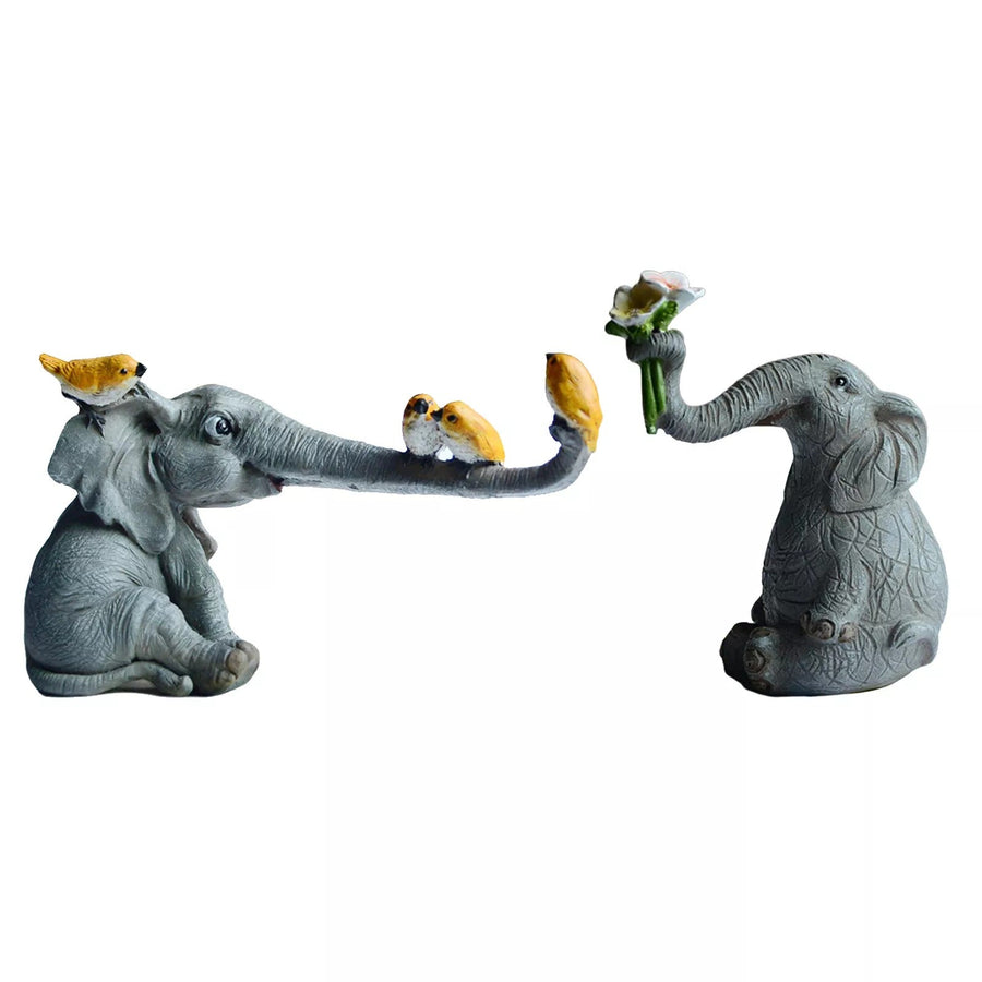 Lucky Elephant Fairy Garden Ornament - Image 3