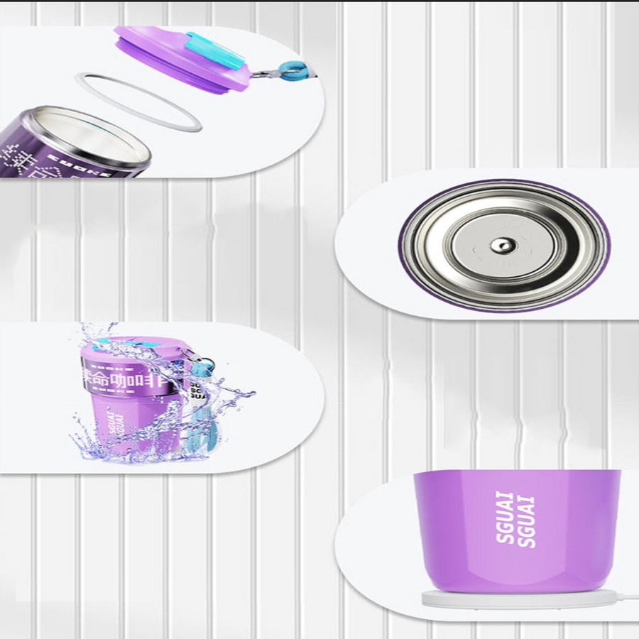 Smart Digital Pixel Stainless Steel Thermos Cup - Image 8