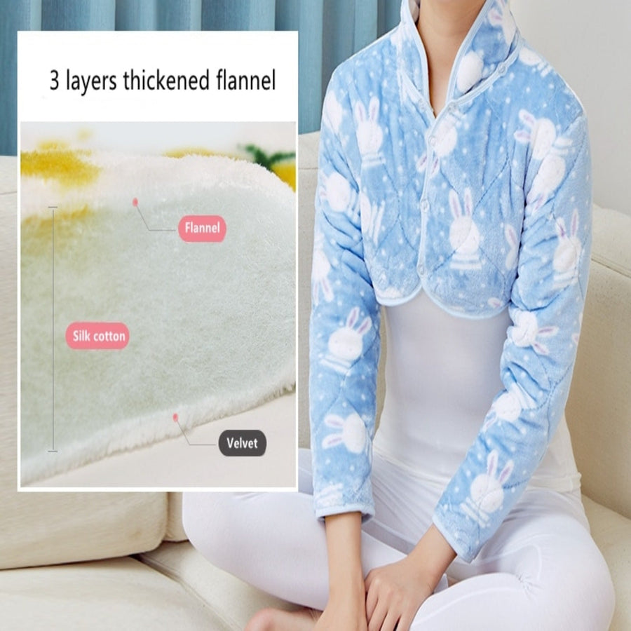 Back Warmer Shoulder Support Double-Sided Winter Jacket - Image 4