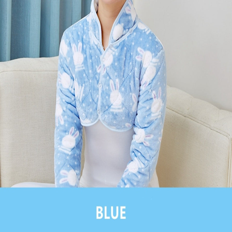 Back Warmer Shoulder Support Double-Sided Winter Jacket - Image 6