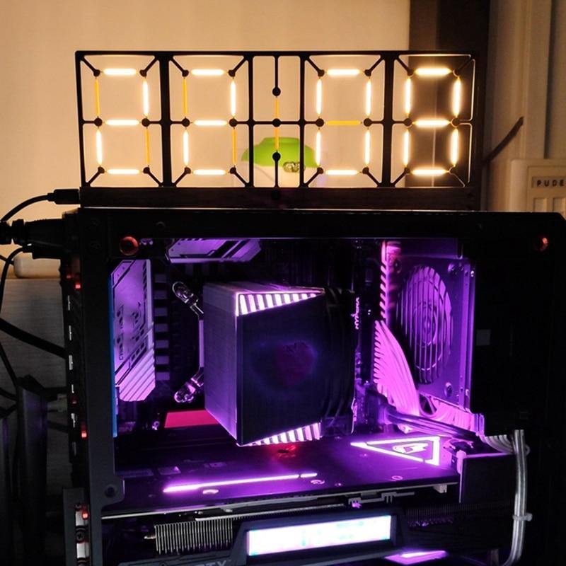 Nordic Double-Sided LED Clock - Image 2