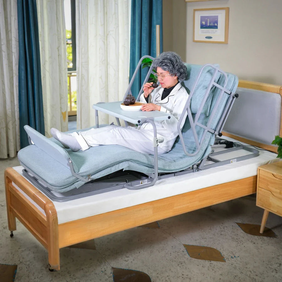 Easy Lift Electric Adjustable Backrest Patient Lifting Bed Pad - Image 1