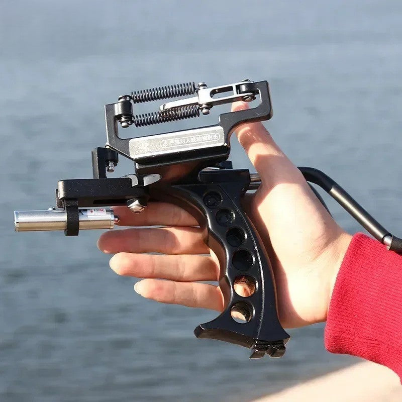 Ultra Aim Precision Tactical Laser Metal Slingshot - Image 1