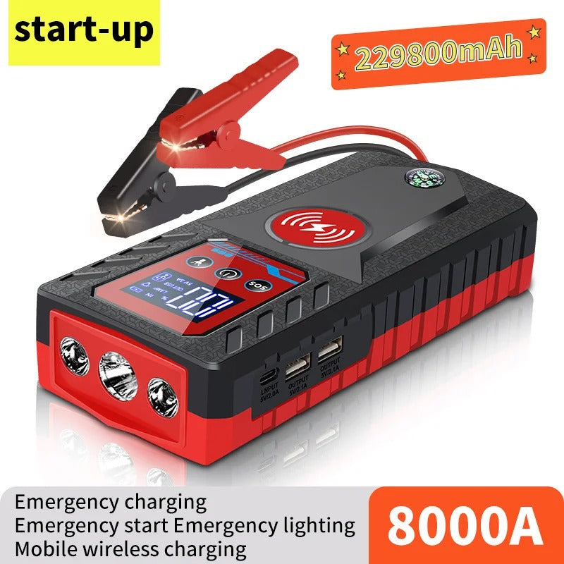 Portable Car Battery Jump Starter Power Bank - Image 2