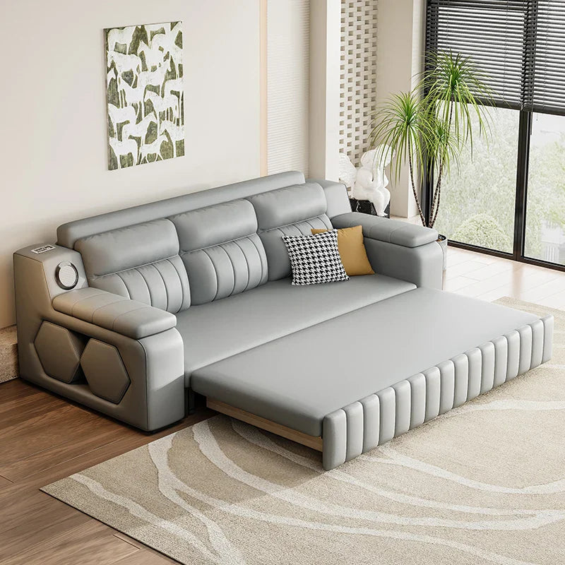 Italian Style Pull-Out Foldable Modern Sofa Bed - Image 1
