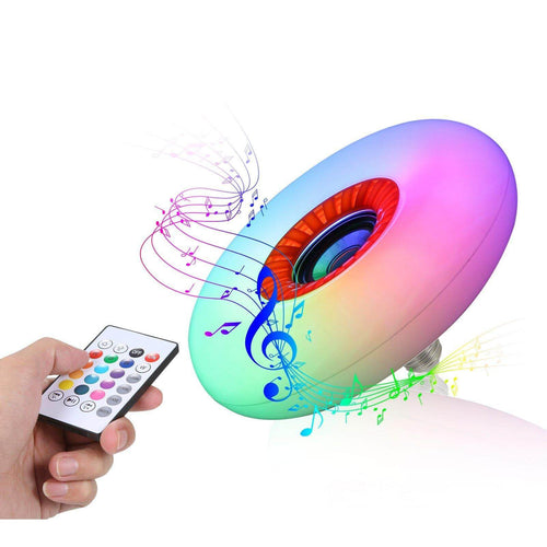 Modern LED Ceiling Bluetooth Music Light Bulb Lamp - Image 0