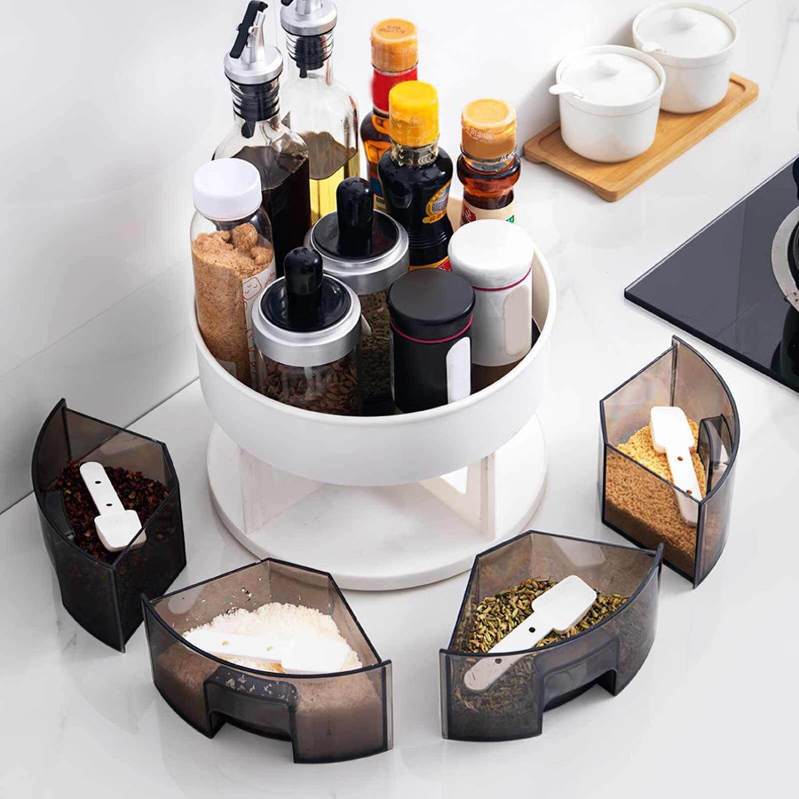 360 Rotating Lazy Kitchen Spice Rack Organizer - Image 2
