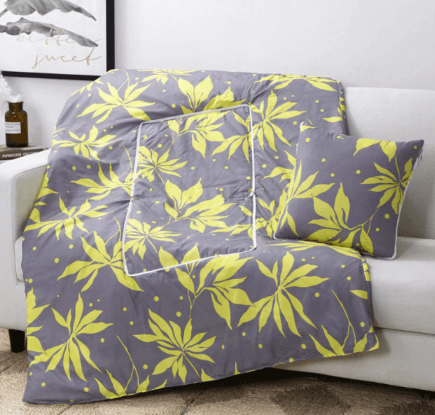 2In1 Colorful Cartoon Pillow Blanket - Image 33