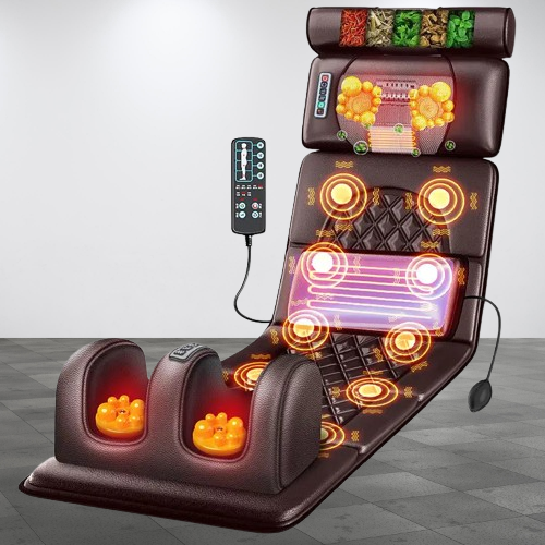Infrared Heat Vibration Therapy Full Body Massage Mattress - Image 0