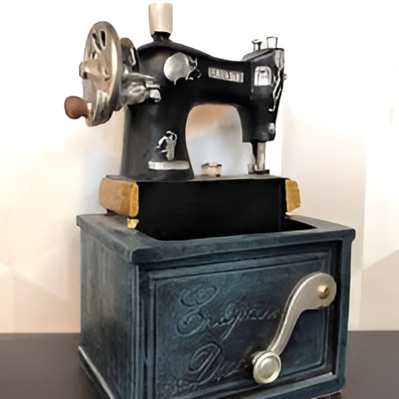 Vintage Sewing Machine Decoration - Image 2