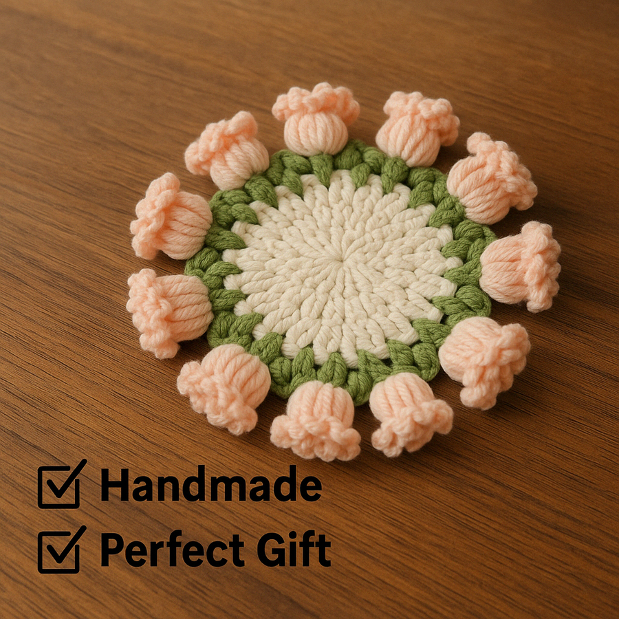 Handcrafted Convertible Yarn Rose Bouquet - Image 6