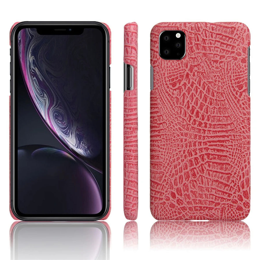 Luksuriøse Krokodille Business Stil Lær iPhone Deksel