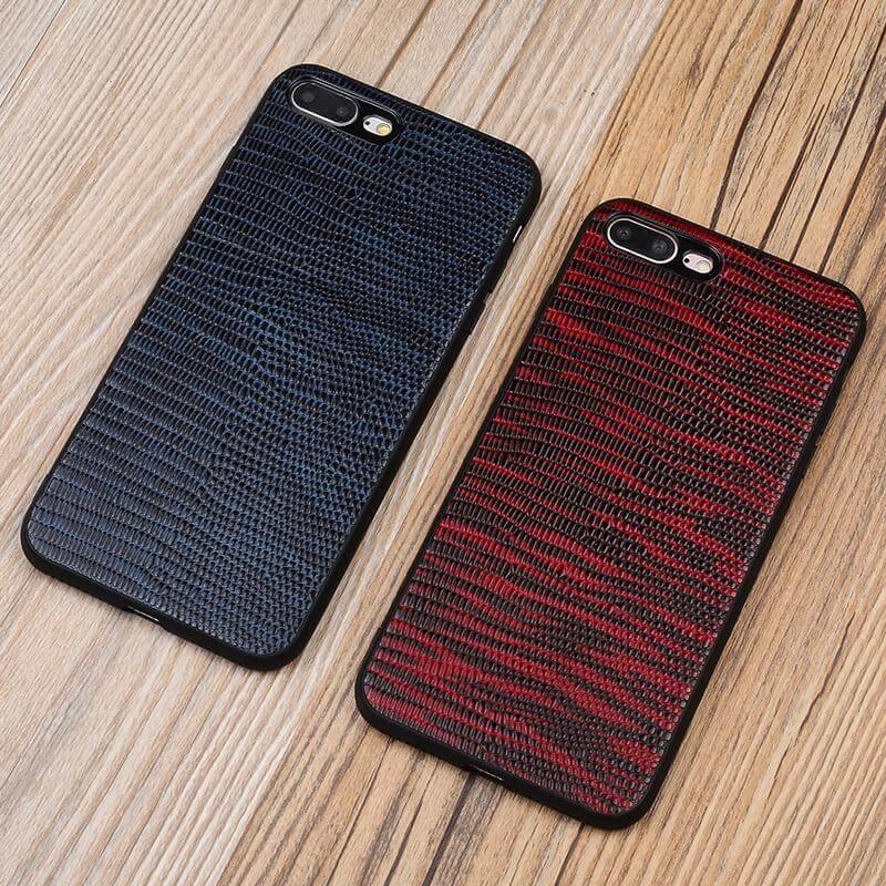 Lizard Texture Leather iPhone Case - Image 4