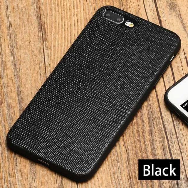 Lizard Texture Leather iPhone Case - Image 1