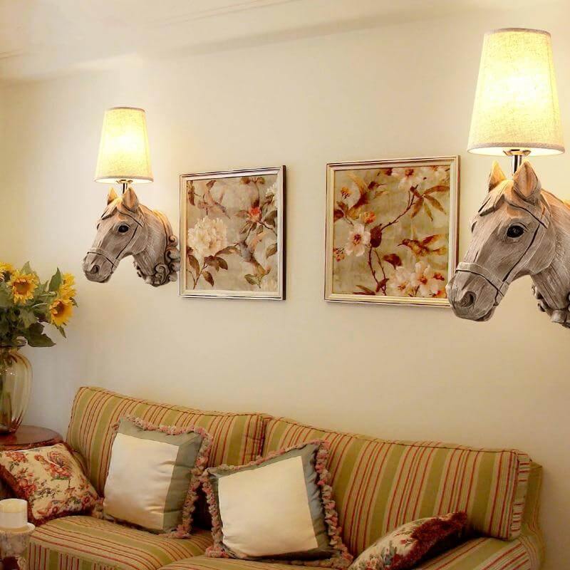 Nordic Horse Wall Lamp - Image 2